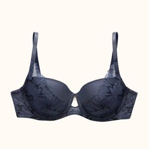 ThirdLove Petal Lace Demi in Ombre Blue/Black 32D
